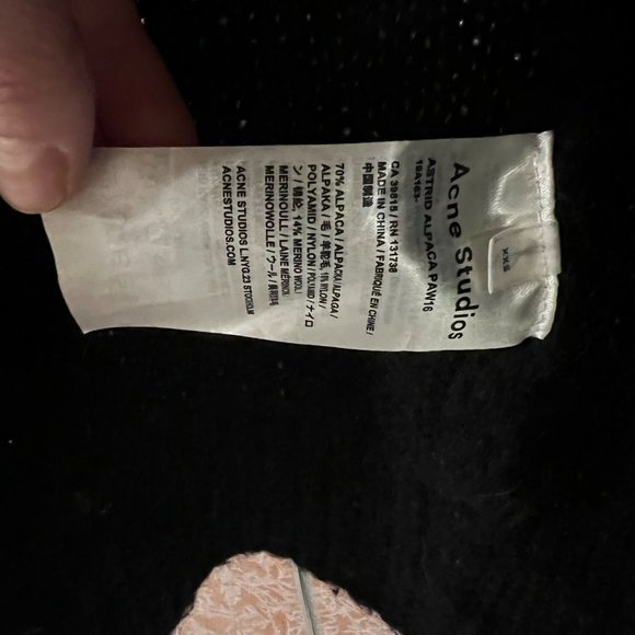 Acne Studios Astrid Alpaca cardigan - Picture 3 of 4